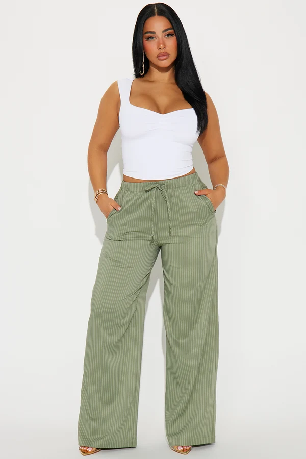 Until Next Time Pinstripe Trouser
