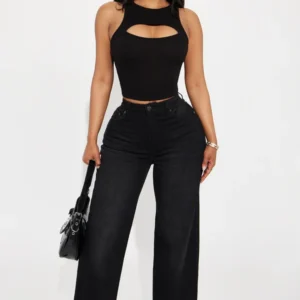 Everyday Basic Straight Leg Denim Jeans
