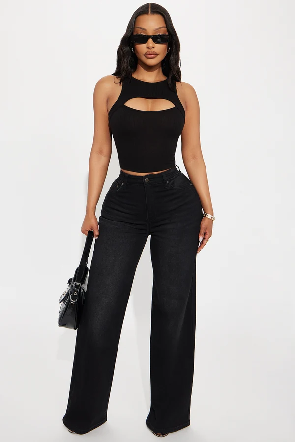Everyday Basic Straight Leg Denim Jeans