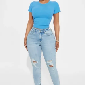 Kalisha Stretch Ripped Skinny Jeans