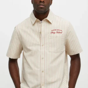 Long Island Mechanic Button Up Shirt