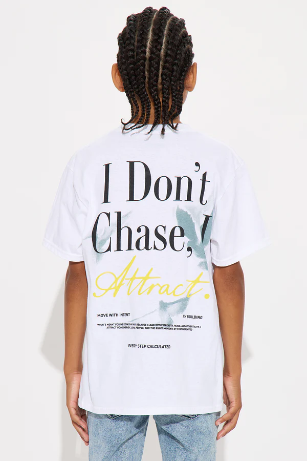 Mini I Attract Oversized Short Sleeve Tee