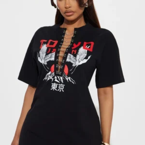 Tokyo Drift Tshirt Mini Dress