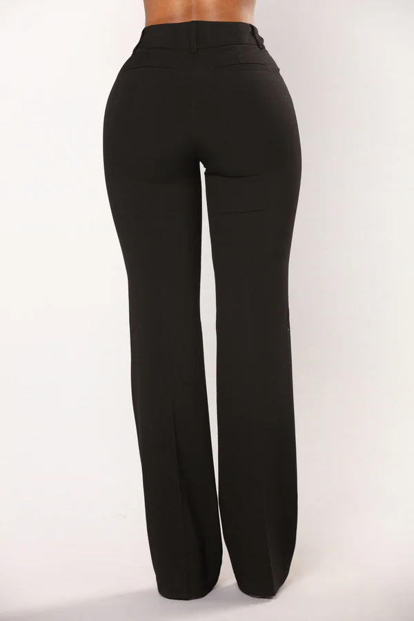 Zuri Mid Rise Colorblock Wide Leg Pant - Image 3