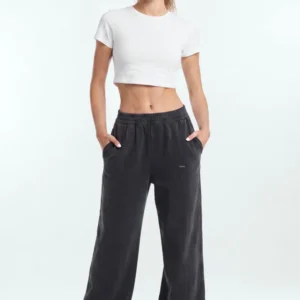 French Terry 32″ Wide Leg Pant