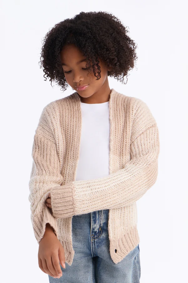 Mini In The City Color Block Cardigan